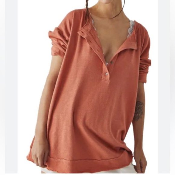 Free People Tops - FREE PEOPLE INTIMATELY organic cotton pullover Sz S NEW